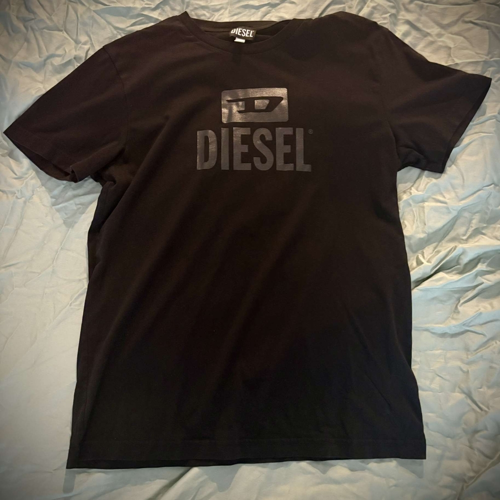 Diesel Men's Black Graphic Tee